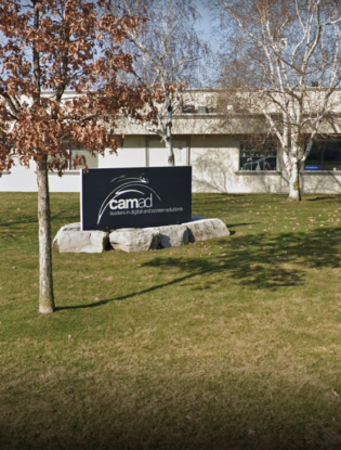 cam ad displays gentech roofing project