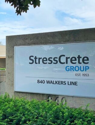 stresscrete group gentech roofing project burlington